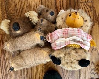 Vintage stuffed animals