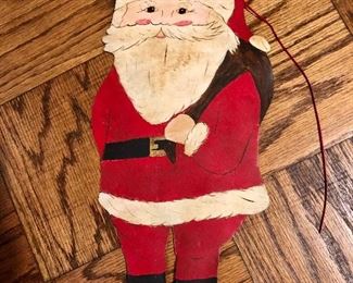 Metal Santa decoration