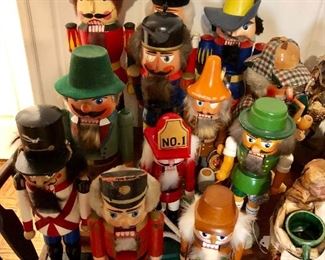 Vintage nutcrackers - many made in Germany
