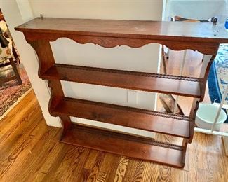 Pine wall shelf
