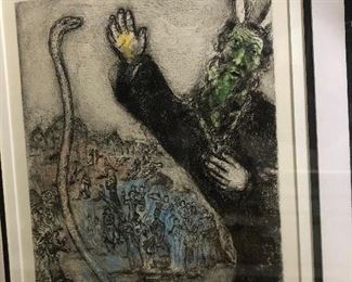 Marc Chagall Etching 
