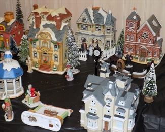 Large Christmas Village