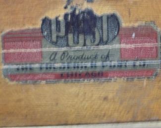 Frederic Post label on Drafting Table