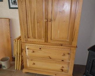 Pine storage Armoire/Cabinet