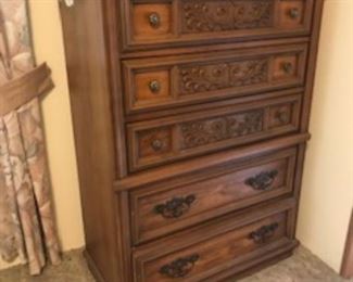 Five drawer dresser