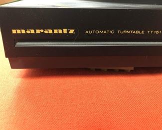 Marantz audio set -- turntable, receiver. amplifier
