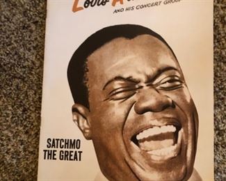 Satchmo booklet rare condition (excellent)