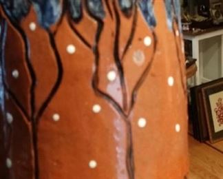 tbs artisanl terracotta vase