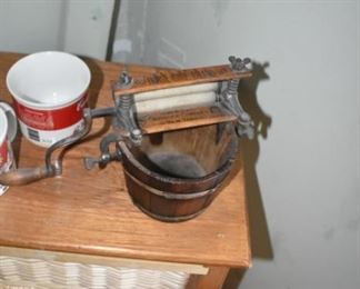Original Antique Salesman Sample Washer