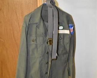 US Army Uniform, Belt, Pants, Shirt