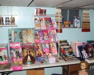 Some Rare and some unique Barbies.  All in original packages as new. 