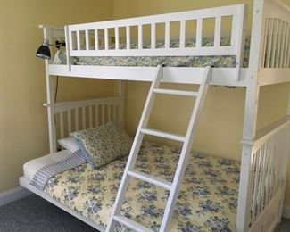 Bunk beds -Bottom double bunk can convert to futon