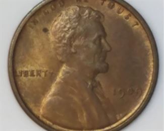 1909-VDB Lincoln Wheat Cent UNC