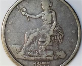 1877 Trade Dollar F12