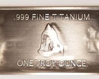 Titanium Bar, 1 oz, Australian