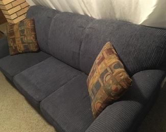 Blue sleeper couch- great condition