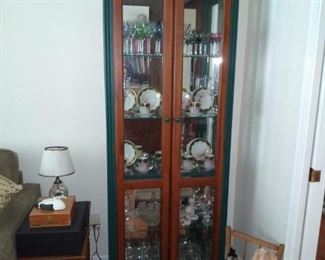 Great display cabinet for a small space.  