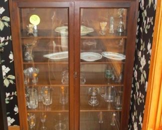 antique display cabinet