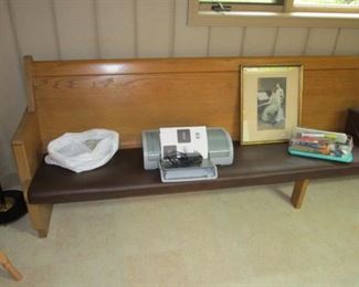 church pew