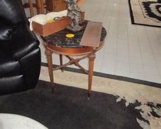 vintage marble table