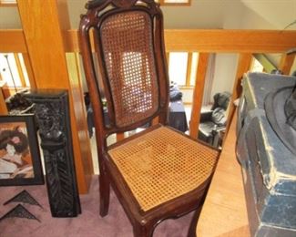 cane back chair