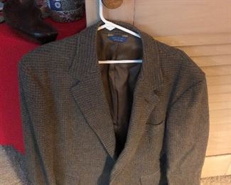 Mens wool suit coat
