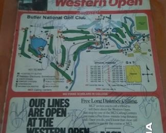 Golf fan, golf widow, golfer.... We  have 2 Beatrice Western Open programs. One is 1986 and 1987. They are filled with PGA PRO Autographs! There are some folds, some light stains. After all for two years my nephew followed them around to get these. Now the sad part. This is being sold in my Nephew Dan's honor as he died this Summer. ALL PROCEEDS FROM THE SALE OF THIS PROGRAM WILL GO TO THE AMERICAN KIDNEY FOUNDATION! Please consider this purchase. Thank you!