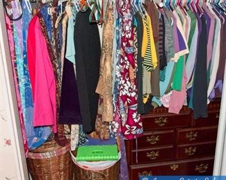 Closets full of vintage Clothes