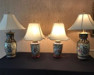 ASIAN LAMPS - LIGHTED