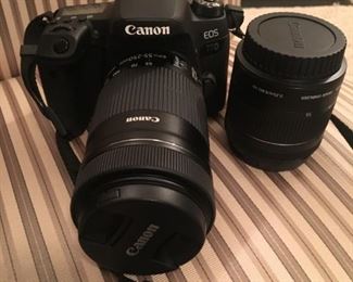 CANON EOS 77D DIGITAL CAMERA WITH 2 LENS