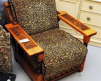 Carved arm chair