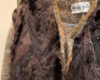 Hirshleifer's, Fur Accented Sweater