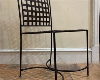 Wrought Iron Accent Chair