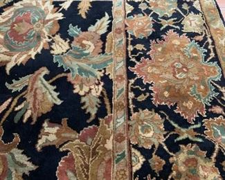 Indian Hand Knotted Wool Rug