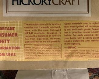 Hickory Craft Armless Armchair