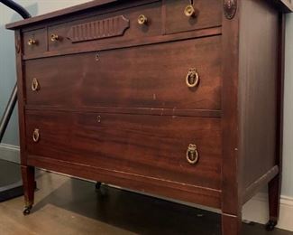 Federal Style Satinwood Chest