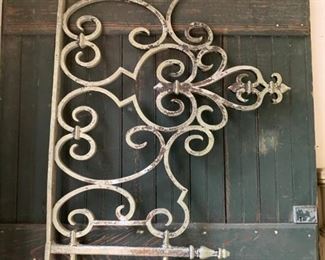 Wrought Iron Gate, Antique Door