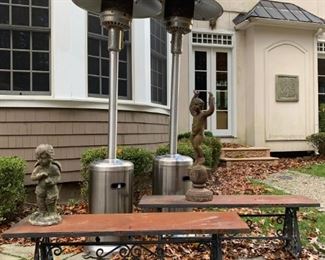 Patio Heaters, Garden Statues, Garden Benches