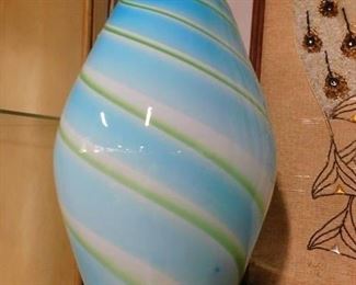 Murano style glass vase 