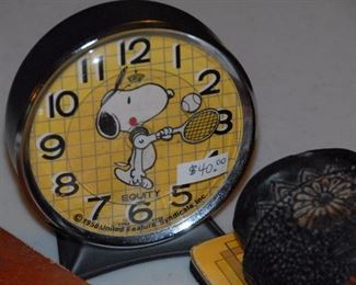 Snoopy clock, copyright 1958