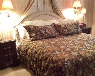 King Size Bed and All Bedding