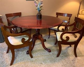 Vintage Chippendale Style Dining Set