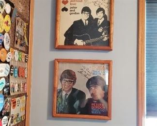 Peter & Gordon signed albums.