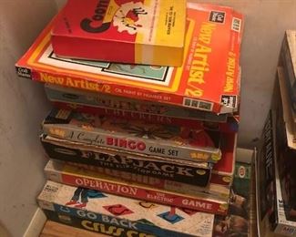 GAMES FLAP JACK  BINGO  OPERATION  CRISS CROSS