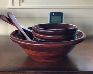 Wood bowls