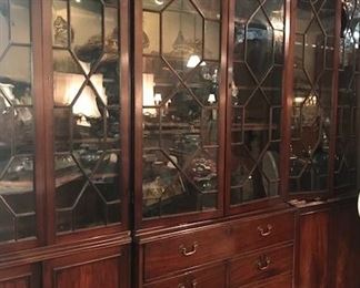 Late 19th century monumental bookcase secretary