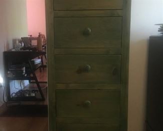 green dresser