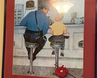 Norman Rockwell Framed Art