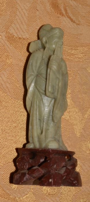 Carved Jade Statue, Asian