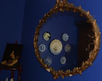 Gilt Mirror, Antique French
